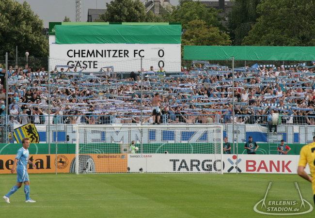 Chemnitzer FC - SG Dynamo Dresden 0:3, 20.08.2012, 18.30 Uhr,
Stadion Stadion an der Gellertstraße,
DFB-Pokal,
0:3 (0:2),
14.500 Zuschauer
