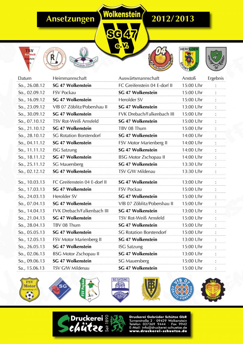 Spielplan, 