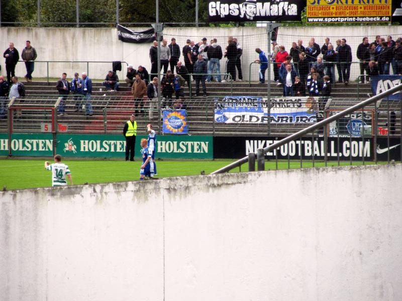 VfB Lübeck - VfB Oldenburg, Regionalliga Nord, 2012/13, 3. Spieltag - Anstoß: Mi. 03.10.2012 14:00 - Stadion: Lohmühle - Zuschauer: 1107 - Schiedsrichter: Tobias Helwig - 
1:0 Vallianos (68.)