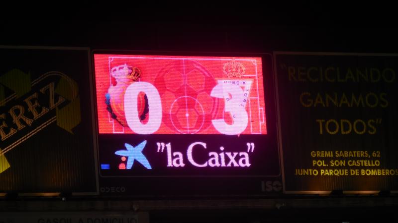 R.C.D. Mallorca - Real Murcia, 25.08.2013 - 2. Spieltag - Liga Adelante (Segunda Division) - R.C.D. Mallorca - Real Murcia 2:4 vor ca. 6.000 Zuschauern im Iberostar Estadi in Palma.