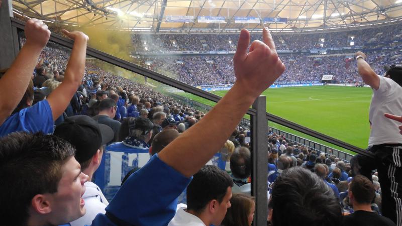 FC Schalke 04 - Borussia Dortmund, 26.10.2013 ? 10. Spieltag - FC Schalke 04 - Borussia Dortmund 1:3 ? 61.973 Zuschauer in der Veltins-Arena.