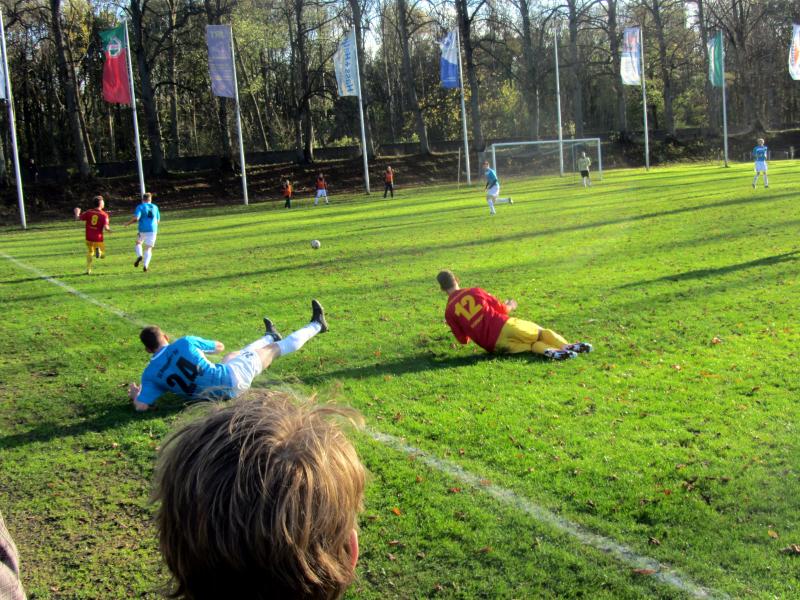 SG Roggendorf 96 - FC Mecklenburg Schwerin, Verbandsliga M-V, 11. Spieltag - Anstoss: 03.11. 2013, 13:00 Uhr - Schloßpark Roggendorf - Schiedsrichter: Alexander Rau - Zuschauer: 221 - 0:1 Karf (12.), 1:1 Holland (48.), 1:2 Wandt (53.), 1:3 Michalski (88.)