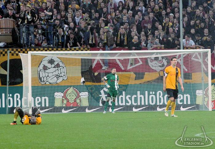 SG Dynamo Dresden - FC Erzgebirge Aue 1:1, 10.11.2013, 13.30 Uhr,
Rudolf-Harbig-Stadion,
2. Bundesliga,
1:1 (0:0),
30.084 Zuschauer