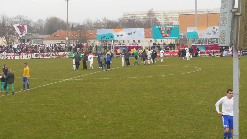1. FC Neubrandenburg - BFC Dynamo, Abpfiff.