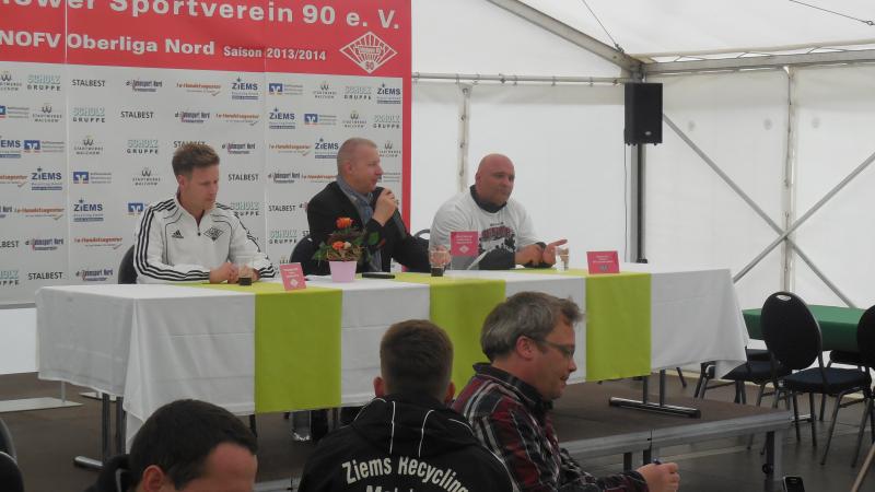 Malchower SV 90 - BFC Dynamo, Pressekonferenz.