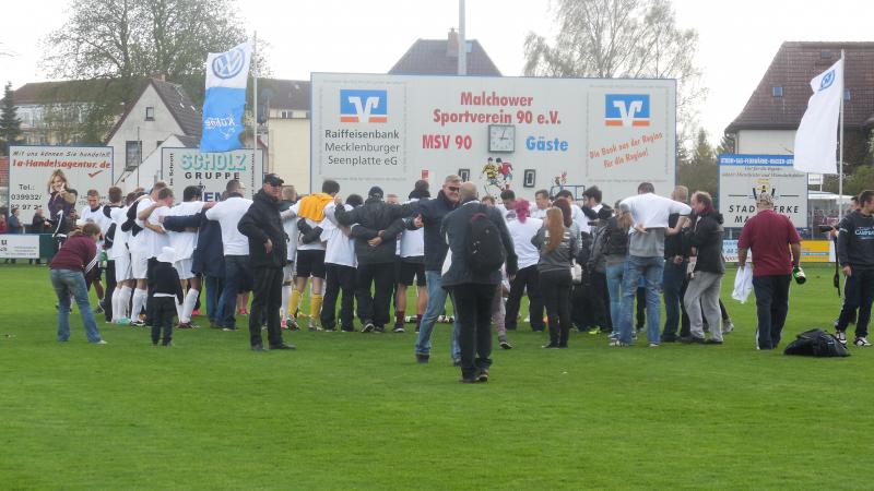 Malchower SV 90 - BFC Dynamo, 22. Spieltag - 13.04.2014 - Malchower SV 90 - BFC Dynamo 0:0 - 2.254 Zuschauer auf dem Malchower Waldsportplatz, darunter ca 1.500 Gästefans.
