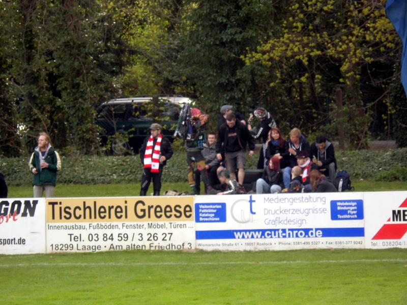 Rostocker FC von 1895 - SG Roggendorf 96, Verbandsliga M-V, 22. Spieltag - Anstoss: 13.04. 2014, 14:00 Uhr - Stadion RFC - Zuschauer: 244 - Schiedsrichter: Toni Schwager - 6:0 (3:0)