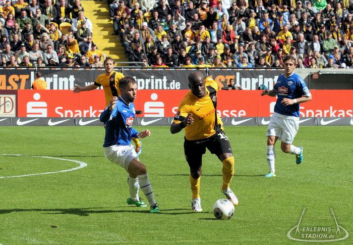 SG Dynamo Dresden - DSC Arminia Bielefeld 2:3, 11.05.2014, 15.30 Uhr,
Rudolf-Harbig-Stadion,
2. Bundesliga,
2:3 (0:1),
29.608 Zuschauer
