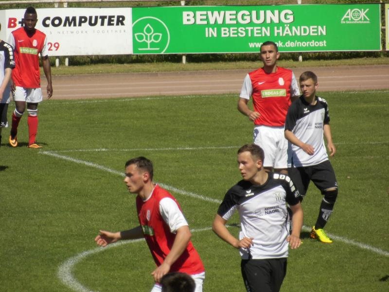 FC Anker Wismar - FSV Bentwisch, Verbandsliga M-V, 28. Spieltag - Anstoss: 24.05. 2014, 14:00 Uhr - Schiedsrichter: Schulze - Zuschauer: 160 - 1:0 Lange (10.), 2:0 Bröcker (30.), 3:0 Lange (44.), 3:1 Tu Duong (45.), 3:2 Vu Minh (51.), 3:3 Kaminski (83.), 4:3 Jeghiazarjan (90.)