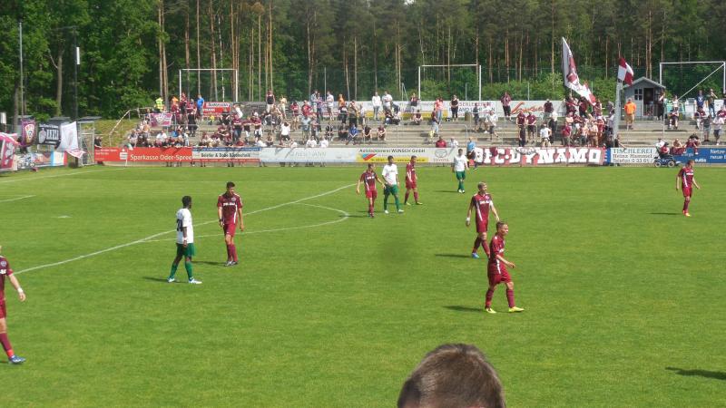 FSV Union Fürstenwalde - BFC Dynamo, 25.05.2014 - 28. Spieltag - Oberliga Nordost Nord - FSV Union Fürstenwalde - BFC Dynamo 0:2 - 1.103 Zuschauer.