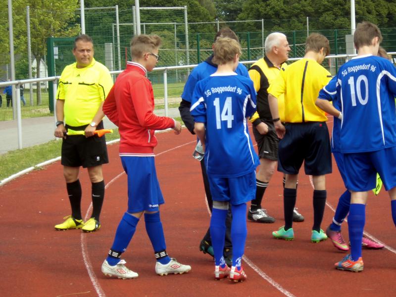 SG Roggendorf 96 - SG Lübstorf / Bad Kleinen (B-Junioren), Kreispokal SN-NWM, Finale - Anstoss: 29.05. 2014, 12:30 - Sportplatz Selmsdorf - Schiedsrichter: Lingk - Zuschauer: 101 - 0:1 (2.), 0:2 (44.), 1:2 Sdunzick (59.)