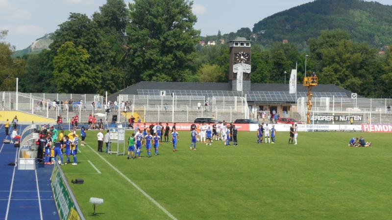 FC Carl Zeiss Jena - BFC Dynamo, Spielende.