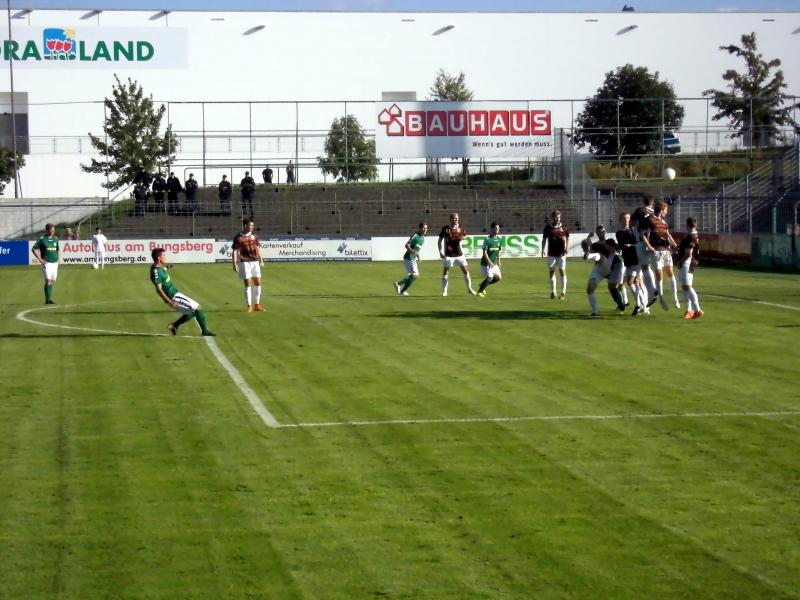 VfB Lübeck - FT Braunschweig, Regionalliga Nord, 2014/15, 3. Spieltag - Anstoß: Sa. 09.08.2014, 18:00 Uhr - Stadion an der Lohmühle - Zuschauer: 1393 - Schiedsrichter: Patrick Schult - 1:0 Wehrendt (71.)