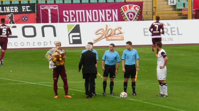 BFC Dynamo - VfB Auerbach 1906, 10.08.2014 - 2. Spieltag - Regionalliga Nordost - BFC Dynamo - VfB Auerbach 0:0 - 2.041 Zuschauer im Ludwig-Jahnsportpark.