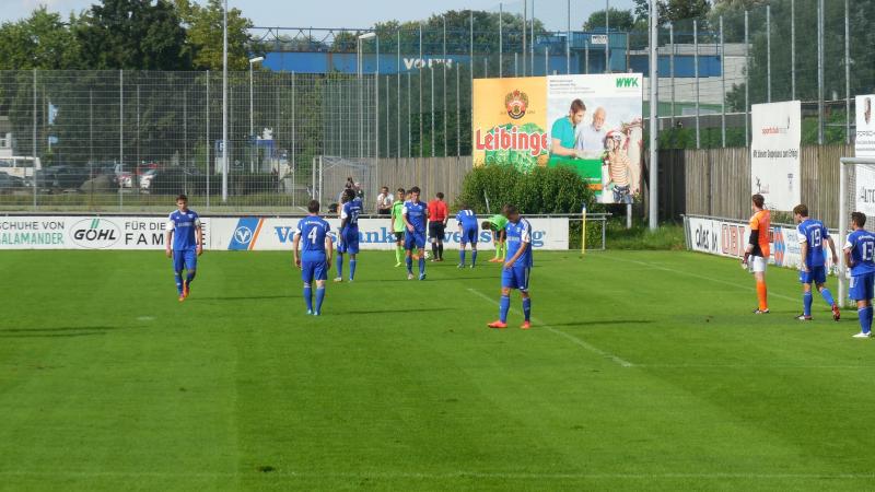 FV 1893 Ravensburg - Stuttgarter Kickers II, 17.08.2014 - 2. Spieltag Oberliga Baden-Württemberg - FV 1893 Ravensburg - Stuttgarter Kickers II 3:0 vor 850 Zuschauern im EBRA-Stadion.