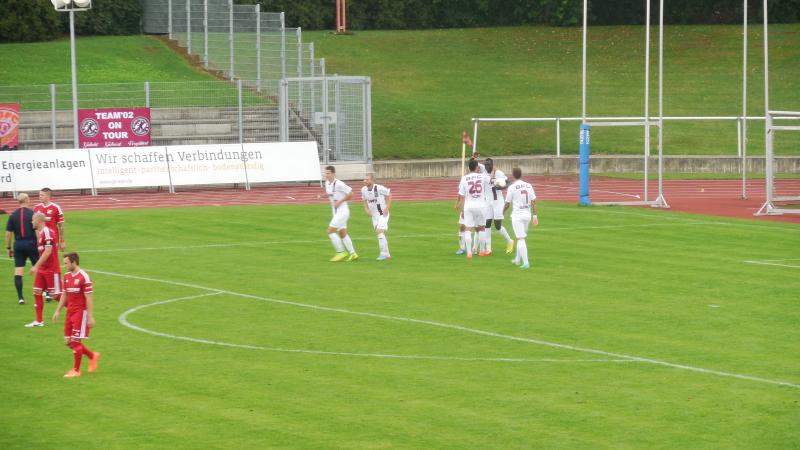 VfB Germania Halberstadt - BFC Dynamo, 14.09.2014 - 6. Spieltag Regionalliga Nordost - VfB Germania Halberstadt - BFC Dynamo 0:3 - 1.021 Zuschauer im Friesenstadion.