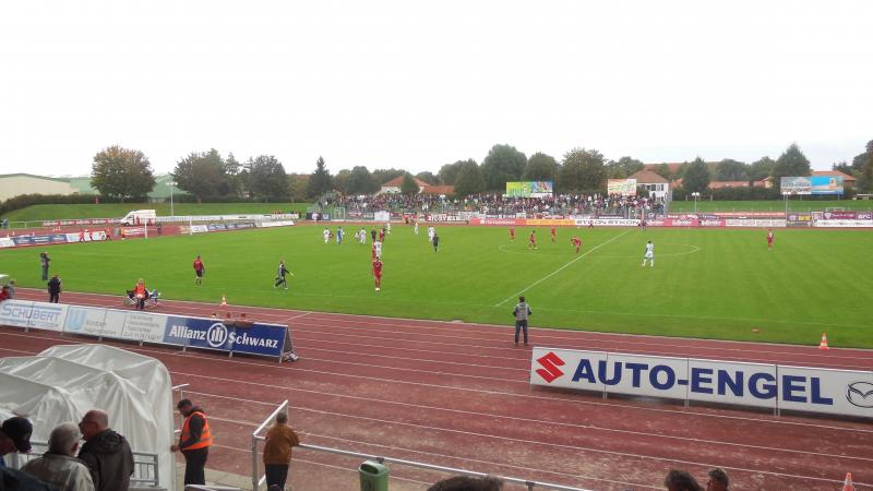 VfB Germania Halberstadt - BFC Dynamo, 14.09.2014 - 6. Spieltag Regionalliga Nordost - VfB Germania Halberstadt - BFC Dynamo 0:3 - 1.021 Zuschauer im Friesenstadion.