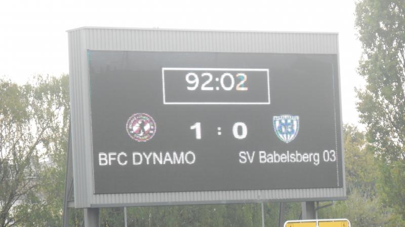 BFC Dynamo - SV Babelsberg 03, 20.09.2014 - 7. Spieltag - Regionalliga Nordost - BFC Dynamo - SV Babelsberg 03 - 1:0 - 2.258 Zuschauer  im Berliner Jahnsportpark.