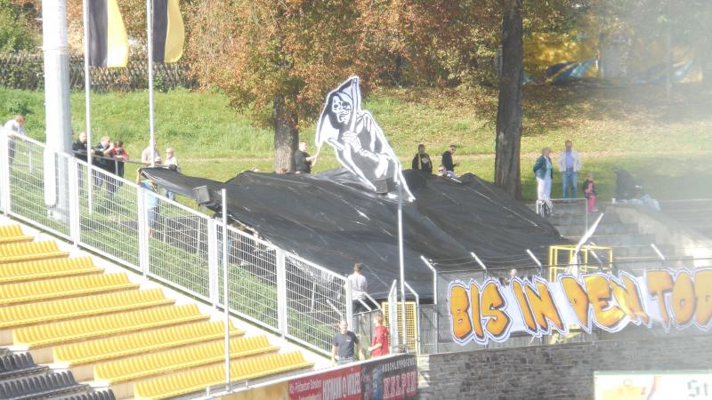 VFC Plauen - BFC Dynamo, 28.09.2014 - 8. Spieltag - Regionalliga Nordost - VFC Plauen - BFC Dynamo 1:2 - 1.175 Zuschauer im Vogtland-Stadion.