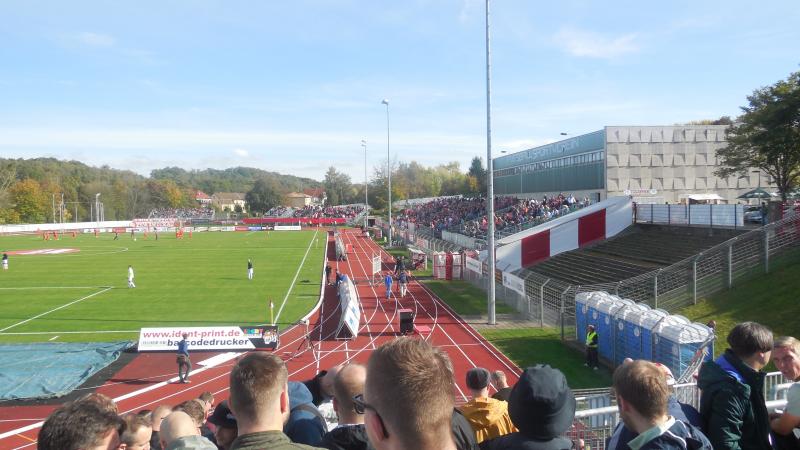 FSV Zwickau - BFC Dynamo, 18.10.2014 - 10. Spieltag - Regionalliga Nordost - FSV Zwickau - BFC Dynamo 0:0 - 2.883 Zuschauer im Sportforum Sojus 31, darunter ca. 800 BFC-Fans.