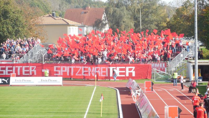 FSV Zwickau - BFC Dynamo, Die Fans der Zwickauer.