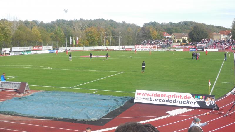 FSV Zwickau - BFC Dynamo, Halbzeit.