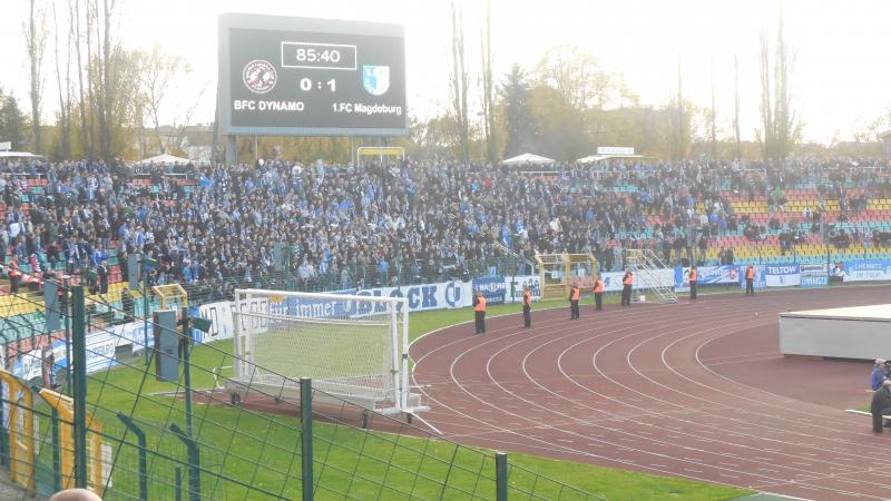 BFC Dynamo - 1. FC Magdeburg, 08.11.2014 - 13. Spieltag - BFC Dynamo - 1. FC Magdeburg 0:1 vor 5.103 Zuschauern im Berliner Jahnsportpark.