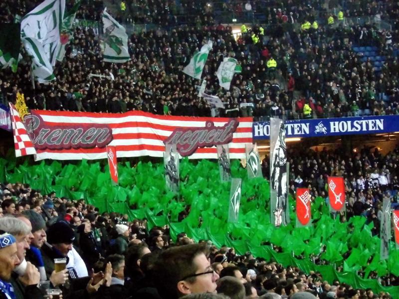 Hamburger SV - SV Werder Bremen, 1. Bundesliga, 2014/15, 12. Spieltag -  Anstoß:
23.11.2014, 15:30 Uhr - Stadion: Imtech-Arena, Hamburg - Zuschauer: 57000 (ausverkauft) - Schiedsrichter: Felix Zwayer (Berlin) - 1:0 Rudnevs (83., Linksschuss, Götz), 2:0 Wolf (90. + 3, Eigentor, Arslan)