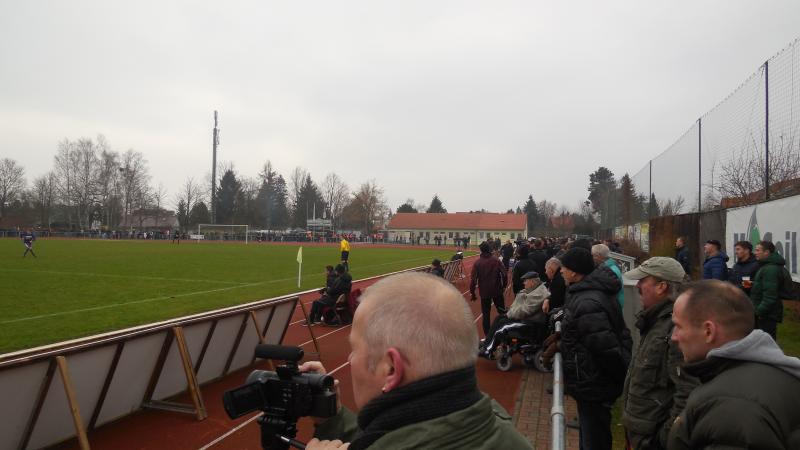 Eintracht Mahlsdorf - BFC Dynamo, 14.12.2014 - Pokal-Achtelfinale - Eintracht Mahlsdorf - BFC Dynamo 0:3 - vor ca. 520 Zuschauern auf dem Sportplatz am Rosenhag.