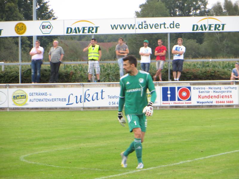 Landespokal Viertelfinale 06.08.2014BSV Schwarz Weiss Rehden 2 zu 5 Lueneburgers SK Hansa, 