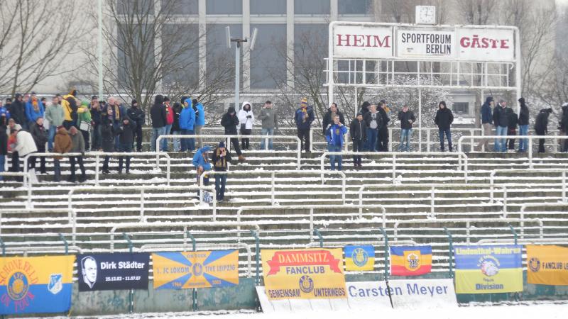 BFC Dynamo - 1. FC Lok Leipzig, 31.01.2015 - Testspiel - BFC Dynamo - 1. FC Lok Leipzig 1:1 - 1.328 Zuschauer im Berliner Sportforum.