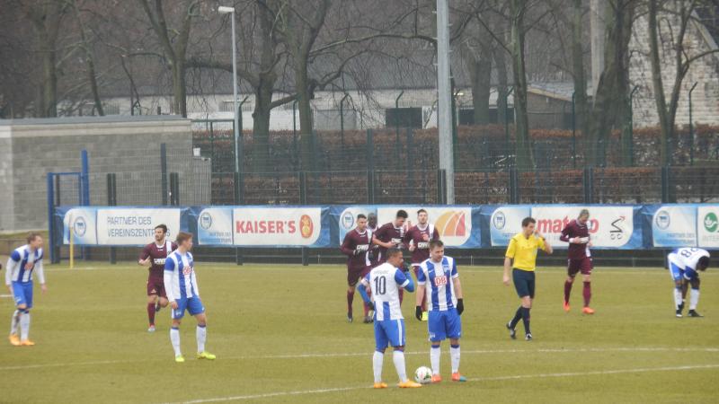 Hertha BSC U23 - BFC Dynamo, Es begann gut für die Weinroten.