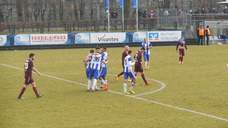 Hertha BSC U23 - BFC Dynamo, 01.03.2015 - 18. Spieltag - Hertha BSC U23 - BFC Dynamo 5:2 vor 981 Zuschauern.