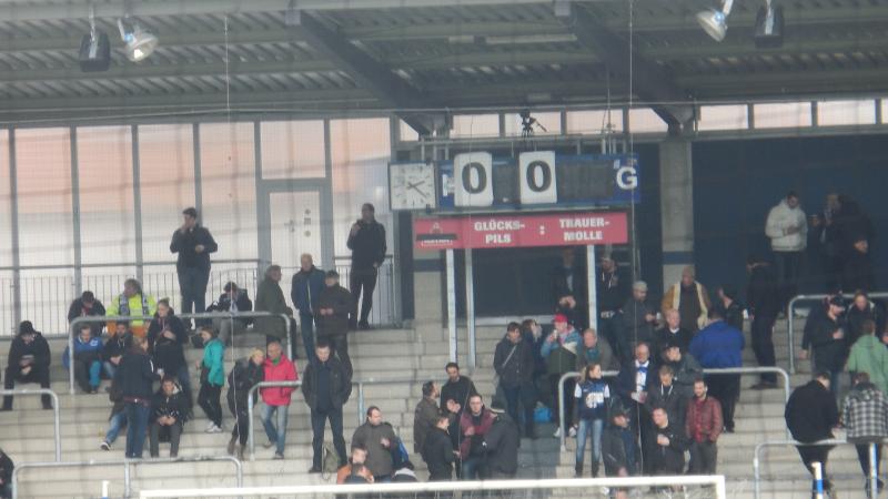 SV Babelsberg 03 - BFC Dynamo, Halbzeit.