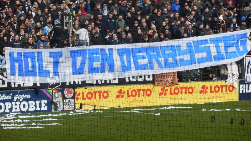 SV Babelsberg 03 - BFC Dynamo, Der Wunsch des SVB-Anhangs für das Pokalhalbfinale.