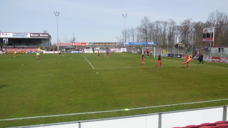 ZFC Meuselwitz - BFC Dynamo, 12.04.2015 - 24. Spieltag - Regionalliga Nordost - ZFC Meuselwitz - BFC Dynamo 0:0 - 910 Zuschauer in der Bluechip Arena.