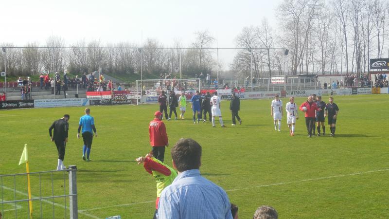 ZFC Meuselwitz - BFC Dynamo, 12.04.2015 - 24. Spieltag - Regionalliga Nordost - ZFC Meuselwitz - BFC Dynamo 0:0 - 910 Zuschauer in der Bluechip Arena.