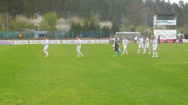 FSV Wacker 90 Nordhausen - BFC Dynamo, 26.04.2015 - 26. Spieltag Regionalliga Nordost - FSV Wacker 90 Nordhausen - BFC Dynamo 0:0 vor 714 Zuschauern im Albert-Kuntz-Sportpark.