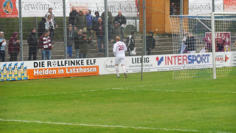 FSV Wacker 90 Nordhausen - BFC Dynamo, 26.04.2015 - 26. Spieltag Regionalliga Nordost - FSV Wacker 90 Nordhausen - BFC Dynamo 0:0 vor 714 Zuschauern im Albert-Kuntz-Sportpark.