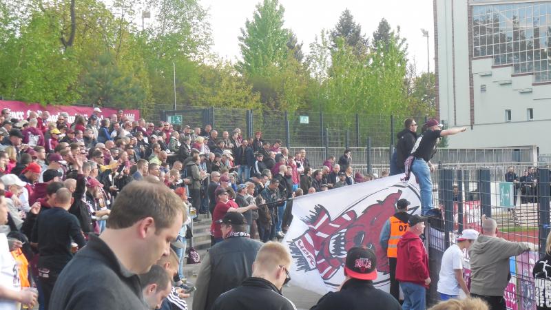 Berliner AK 07 - BFC Dynamo, 02.05.2015 - 27. Spieltag - Regionalliga Nordost - BAK 07 - BFC Dynamo 1:3 vor 1.489 Zuschauern im Poststadion.