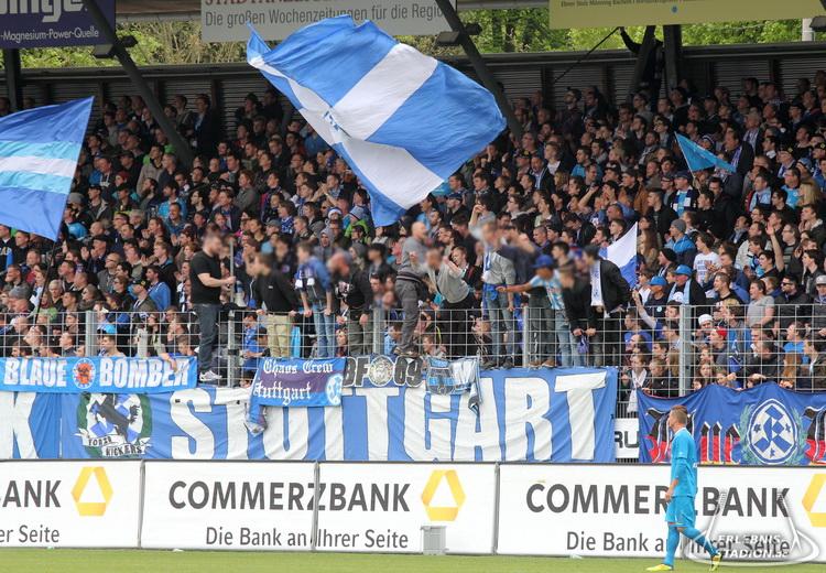 Stuttgarter Kickers - SG Dynamo Dresden 3:4, 02.05.2015, 14.00 Uhr
Stuttgart, GAZI-Stadion auf der Waldau,
3. Liga,
3:4 (1:2),
8.000 Zuschauer