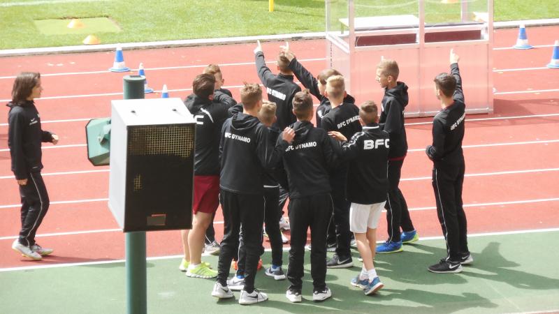 BFC Dynamo - TSG Neustrelitz, Die U13 des BFC wurde Berliner Pokalsieger.