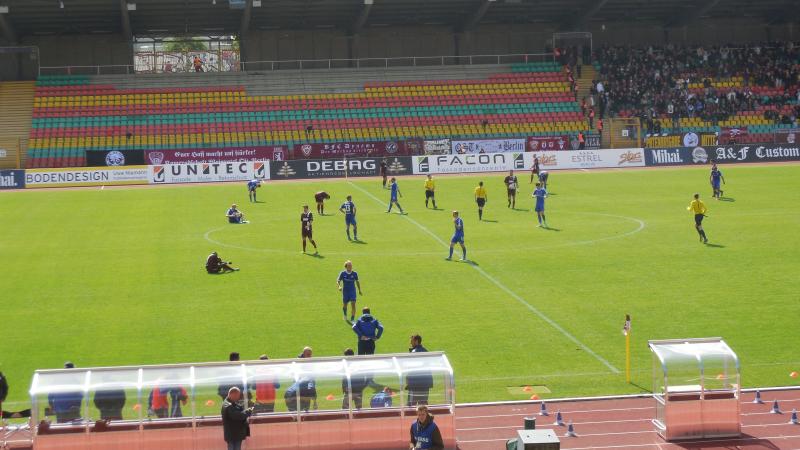 BFC Dynamo - TSG Neustrelitz, 17.05.2015 - 29. Spieltag - Regionalliga Nordost - BFC Dynamo - TSG Neustrelitz 4:2 vor 1.308 Zuschauern im Berliner Jahnsportpark.