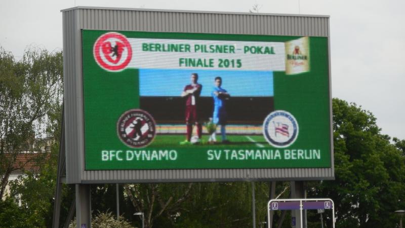 BFC Dynamo - SV Tasmania 73, 20.05.2015 - Berliner Landespokal-Finale - BFC Dynamo - SV Tasmania 73 1:0 vor 6.914 Zuschauern im Berliner Jahnsportpark.