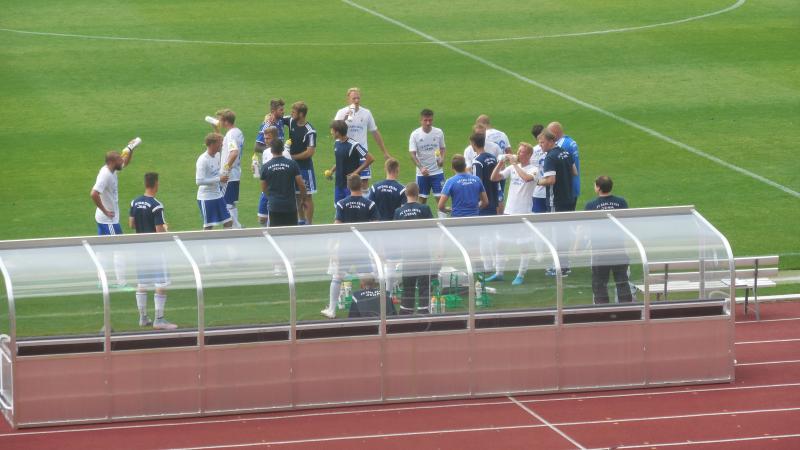 BFC Dynamo - FC Carl Zeiss Jena, Trinkpause
