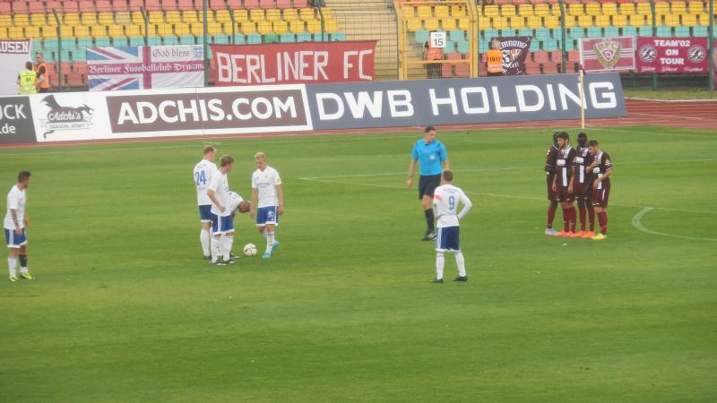 BFC Dynamo - FC Carl Zeiss Jena, 15.08.2015 - 3. Spieltag Regionalliga Nordost - BFC Dynamo - FC Carl Zeiss Jena 1:2 vor 2.004 Zuschauern im Berliner Jahnsportpark.