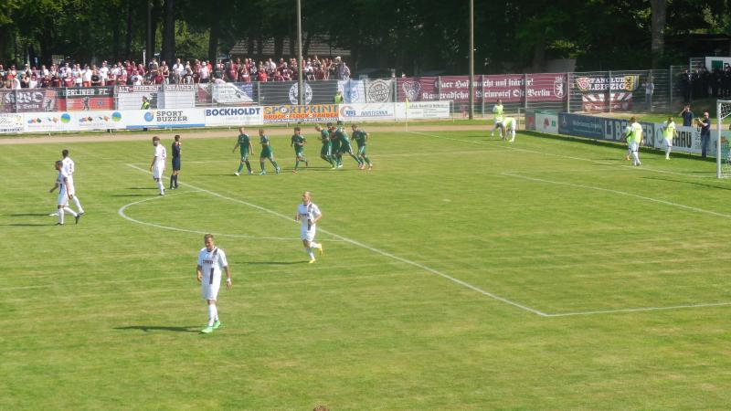 FC Schönberg 95 - BFC Dynamo, 2:2 Ausgleich.