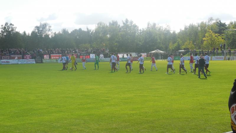 FSV Optik Rathenow - BFC Dynamo, 27.09.2015 - 9. Spieltag - Regionalliga Nordost - FSV Optik Rathenow - BFC Dynamo 1:5 vor 901 Zuschauern.