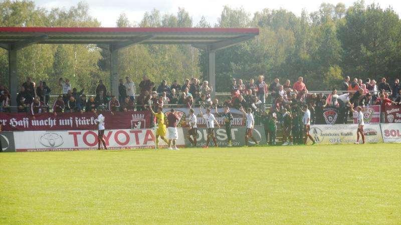 FSV Optik Rathenow - BFC Dynamo, 27.09.2015 - 9. Spieltag - Regionalliga Nordost - FSV Optik Rathenow - BFC Dynamo 1:5 vor 901 Zuschauern.