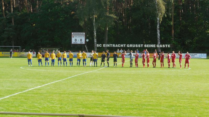 SC Eintracht Miersdorf/Zeuthen - BSV Guben Nord, Die Mannschaften.